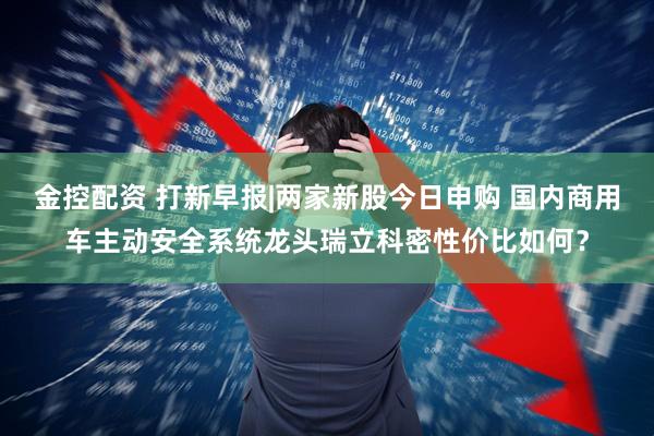 金控配资 打新早报|两家新股今日申购 国内商用车主动安全系统龙头瑞立科密性价比如何？
