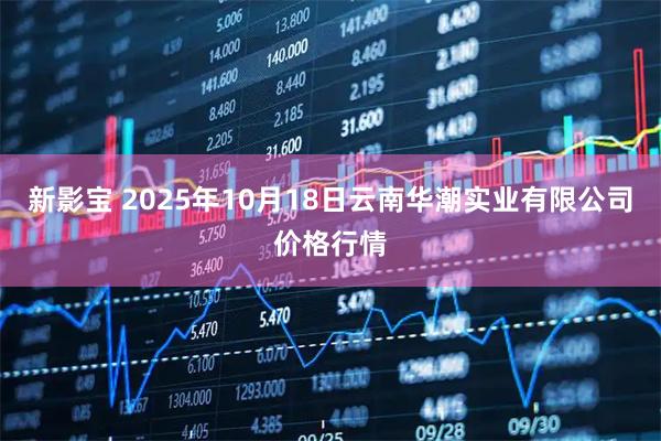 新影宝 2025年10月18日云南华潮实业有限公司价格行情